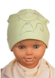 Čiapka WJ-Cz522 Mačička mint zelená 50 52 54