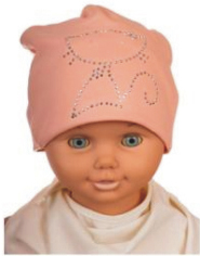 Čiapka WJ-Cz522 Mačička orange oranžová 50 52 54