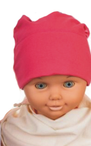 Čiapka WJ-Cz521 Smerf cherry čerešňa 50 52 54