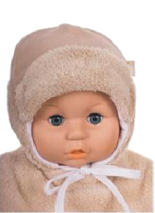 Čiapka Z-Cz043 viazanie Macko wenge hnedá 36 38 40 42 44 46