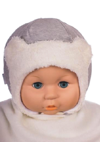 Čiapka Z-Cz020 viazanie Zima grey šedá 36 38 40 42 44 46