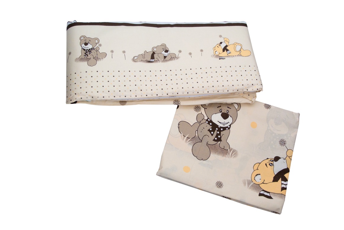 PS 3D 90x130 40x60 180x30 BA potlač beige béžová K macko pup