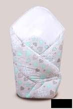 PS 1+1 100x135 40x60 BA potlač grey šed green zelen K srdiečko