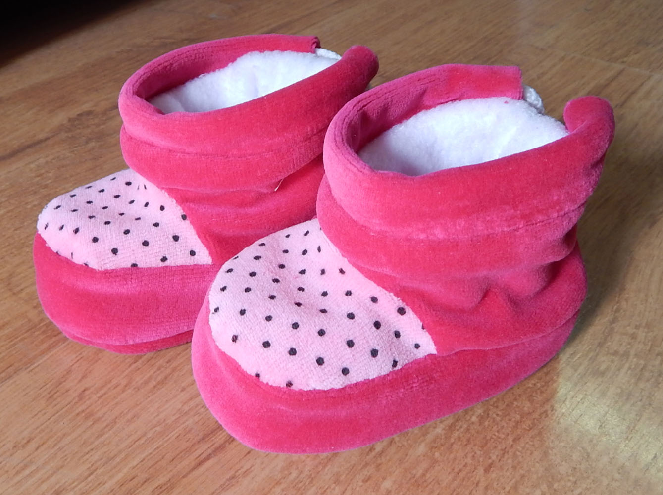 Topánky zamatové B5 nasúvačky dvojfarebné cyklámenová