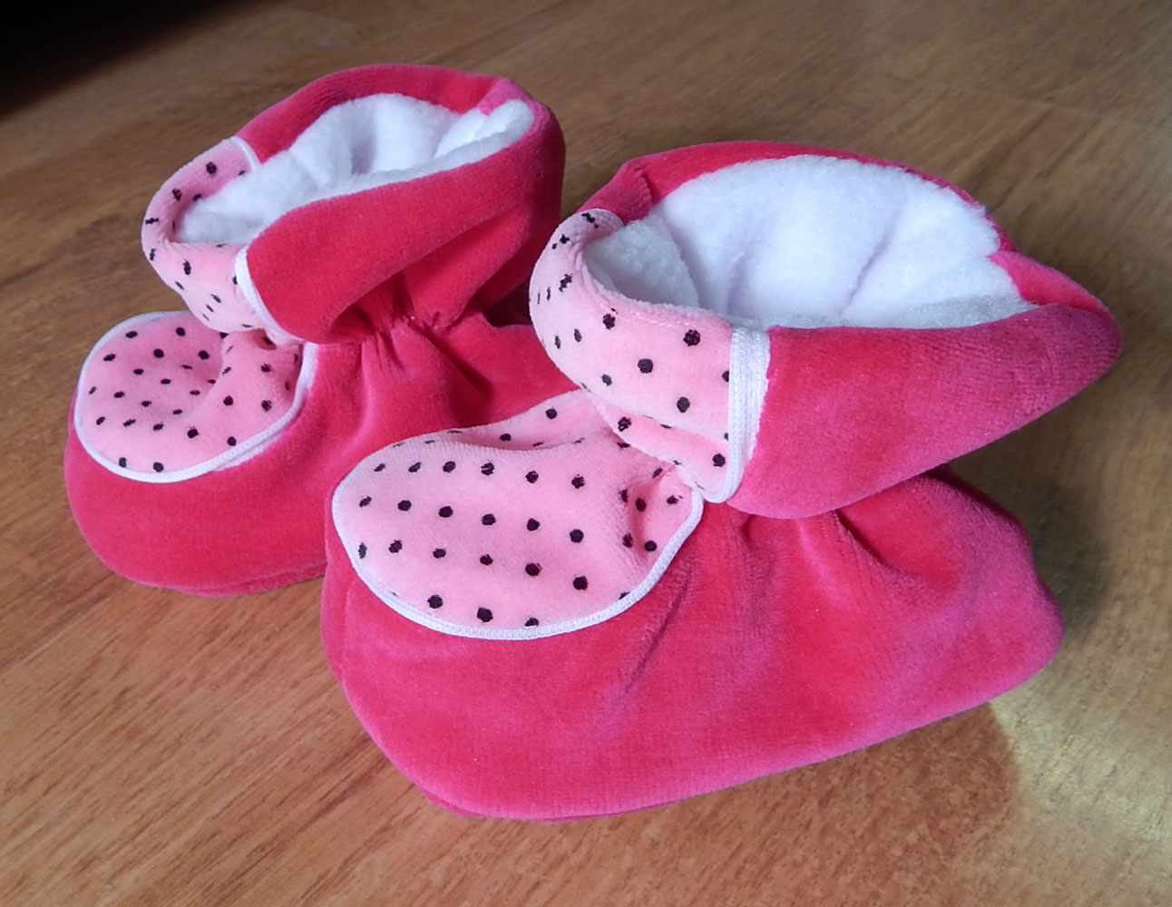 Topánky zamatové B5 nasúvačky gumka dvojfarebné cyklámen