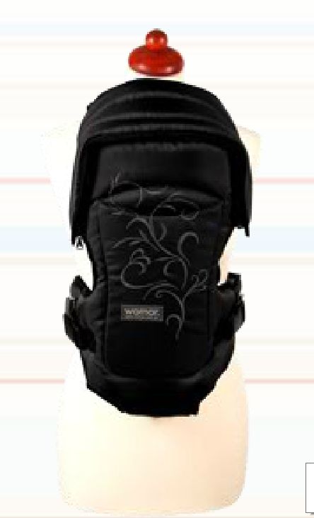 Nosítko N15  Zaffiro od 3 do 24 mesiacov black čierna