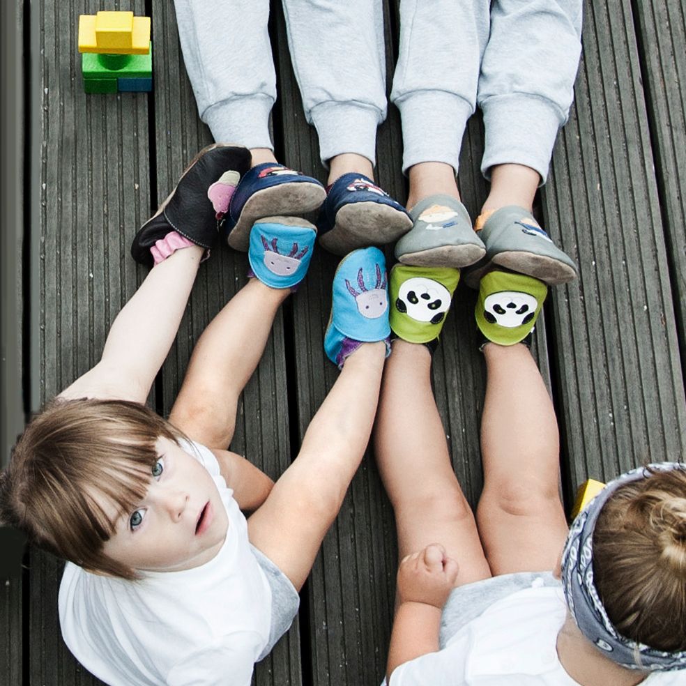 Capačky BA 045 kožené Žirafa ecru krémová 16/17  0-6 mes.