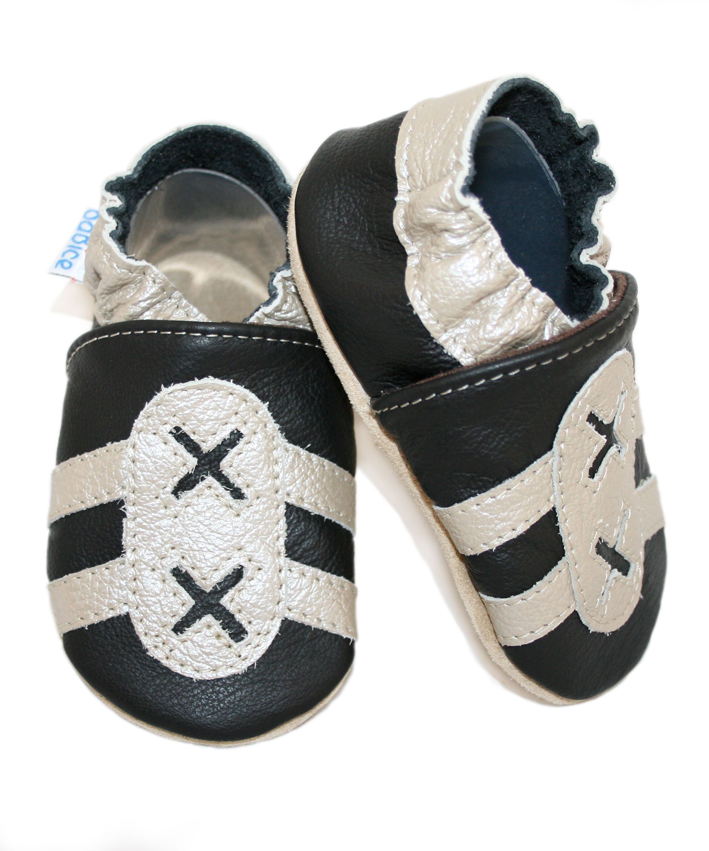 Capačky BE 011 kožené Teniska black čierna 24/25 24-30 mes