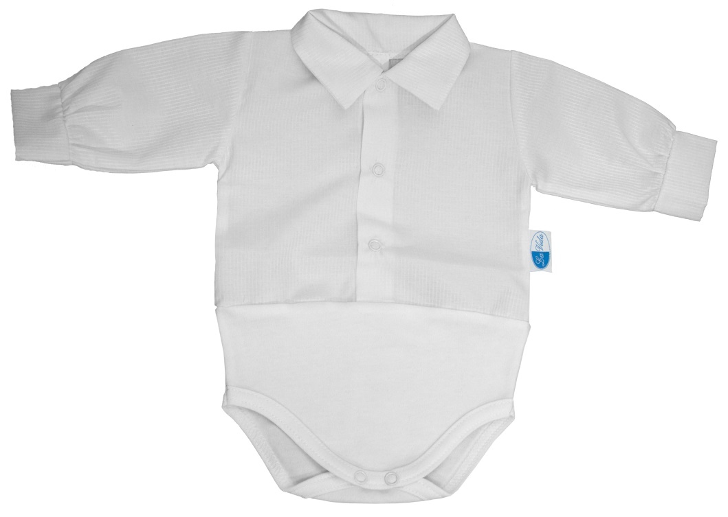 Body košielka RB 733 white biela pásik Mário slávnostná 104