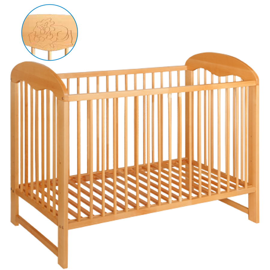 Oscar beby bed postieľka white biela má vyberateľné tyčky