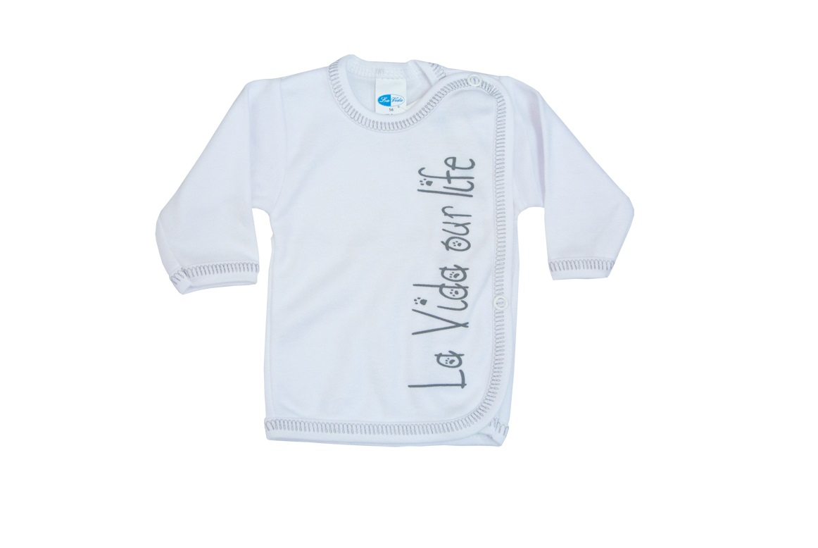 Košielka HX potlač white biela La Vida our life 68