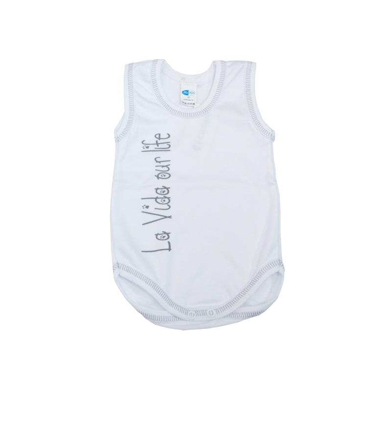 Body ramienka HX potlač white biela šedá potlač 74