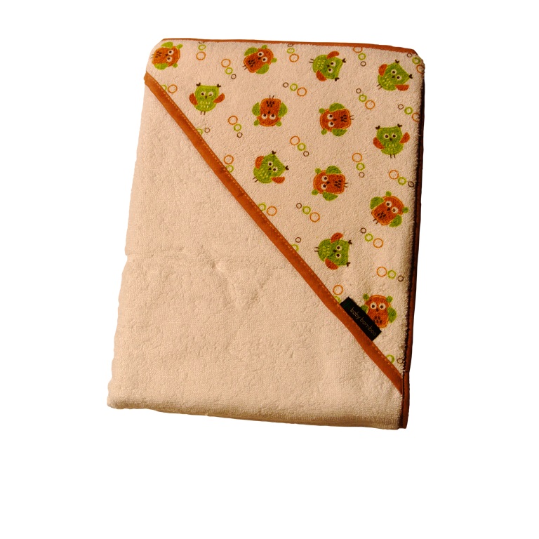 600 triangolo beige béžová osuška 100x100 cm bambus potlač 717