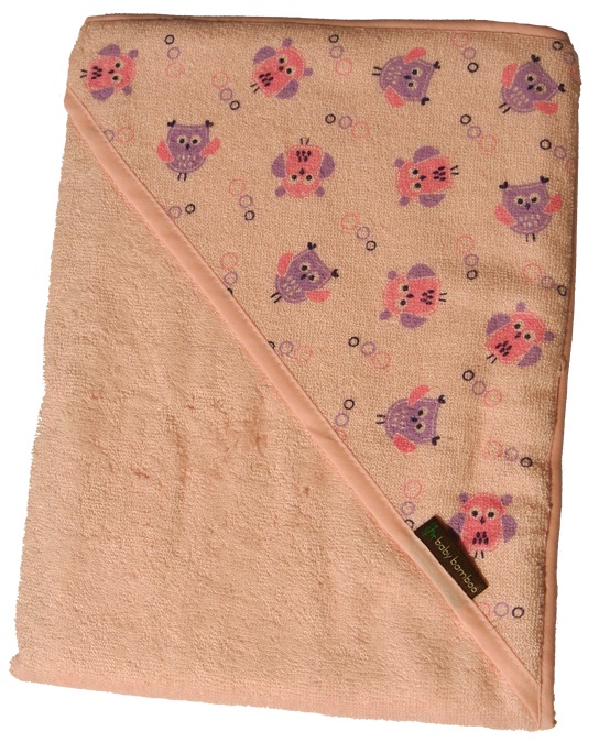 600 triangolo pink ružová osuška 100x100 cm bambus potlač 717