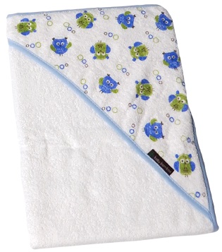 600 triangolo white biela osuška 100x100 cm bambus potlač 717