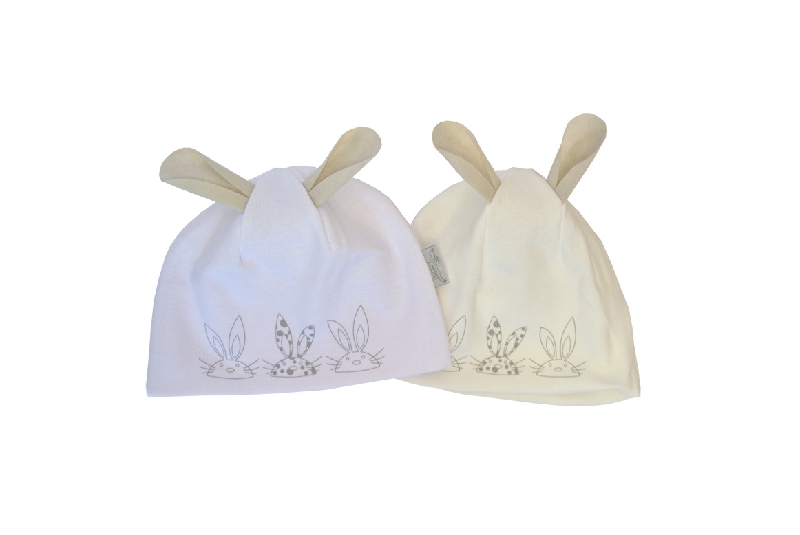 Čiapka Cr-Cz107 Traja králici mix farieb  34 36 38 40