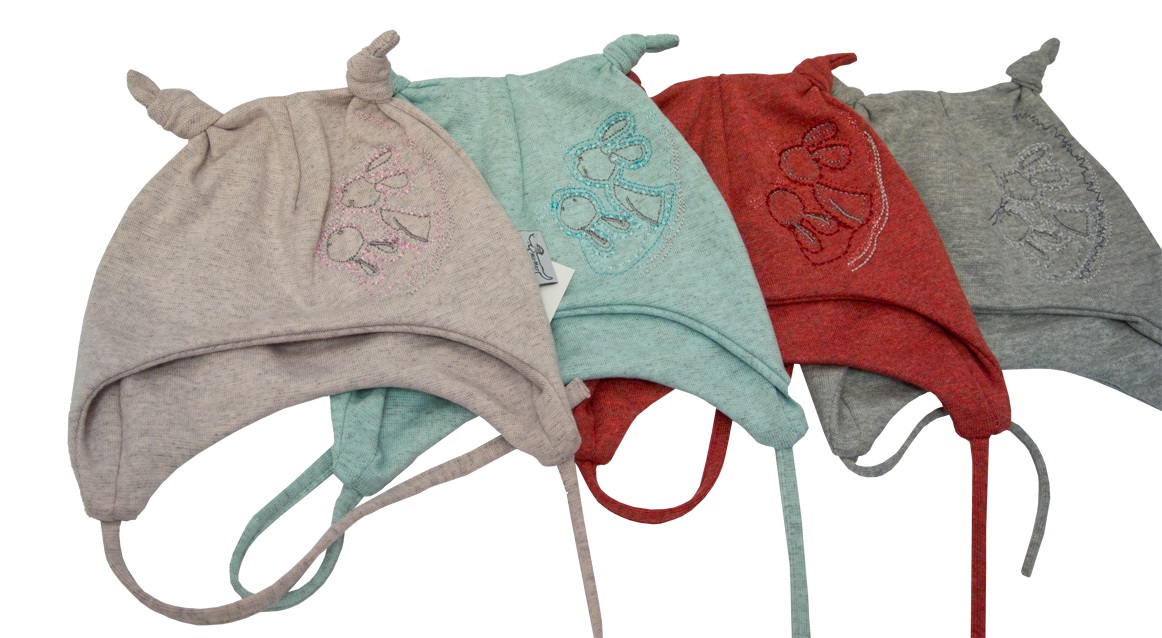 Čiapka WJ-Cz174 viazanie Výšivka mix farieb 38 40 42 44