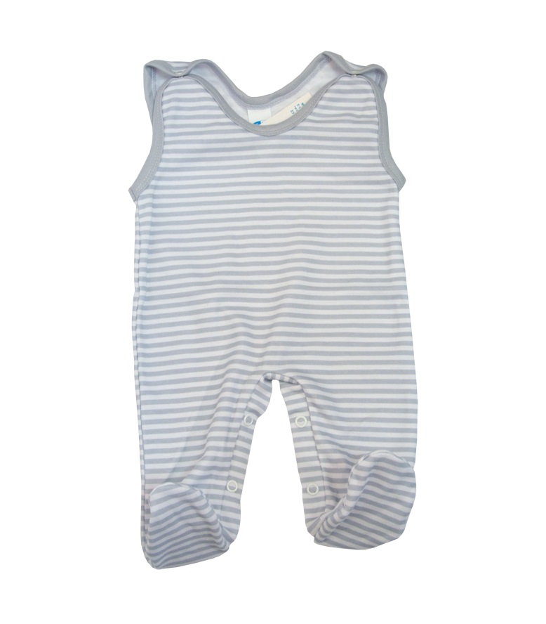 Dupačky bavlna pásik grey šedá 56