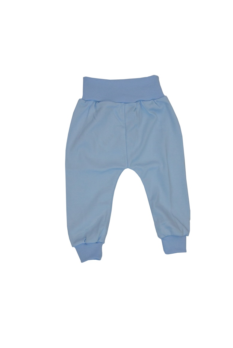 Tepláčiky bavlna blue modrá 56