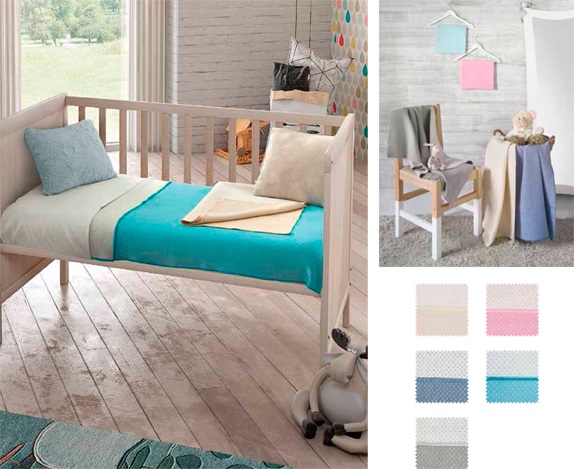 2203 75x90/67 denim modrá bavlnená deka