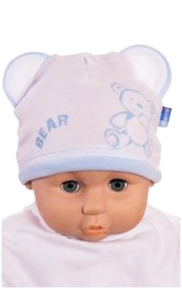 Čiapka Cr-Cz032 Bear white biela 34 36 38 40 42