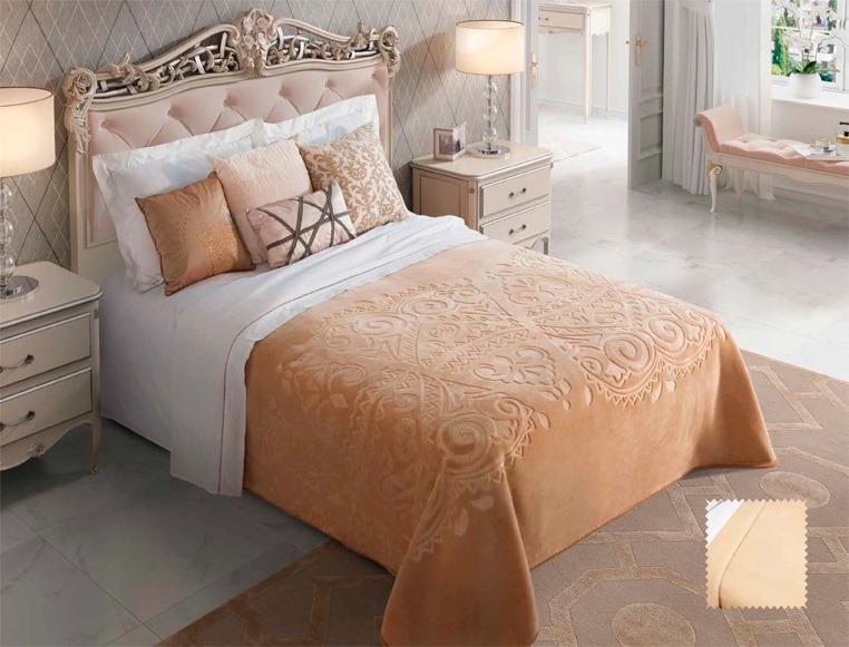 5607 220x240 50 nacre béžová deka