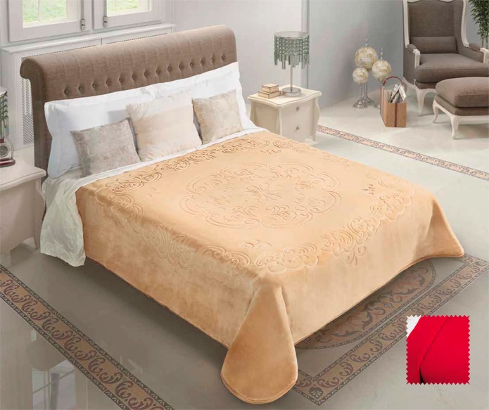 5651 220x240 27 red červená deka