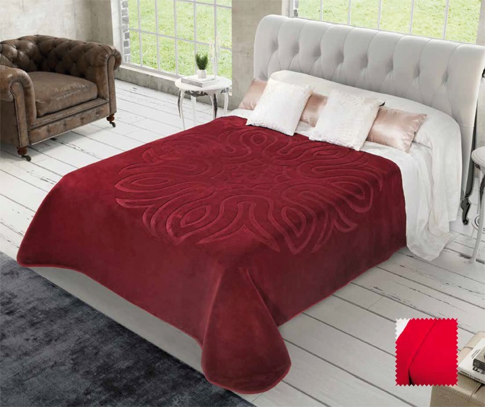 5653 220x240 27 red červená deka