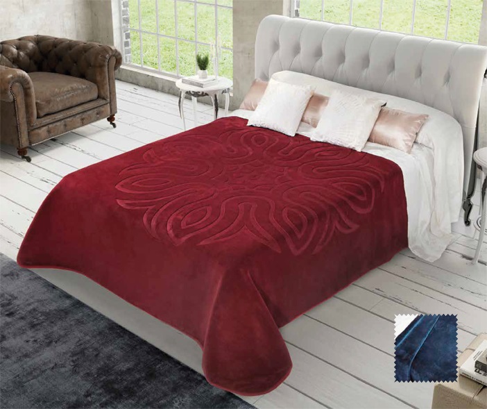 5653 220x240 49 klein blue modrá deka