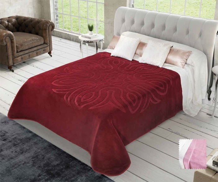 5653 220x240 54 mauve fialová deka