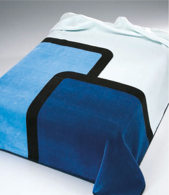 220 220x240 blue modrá deka