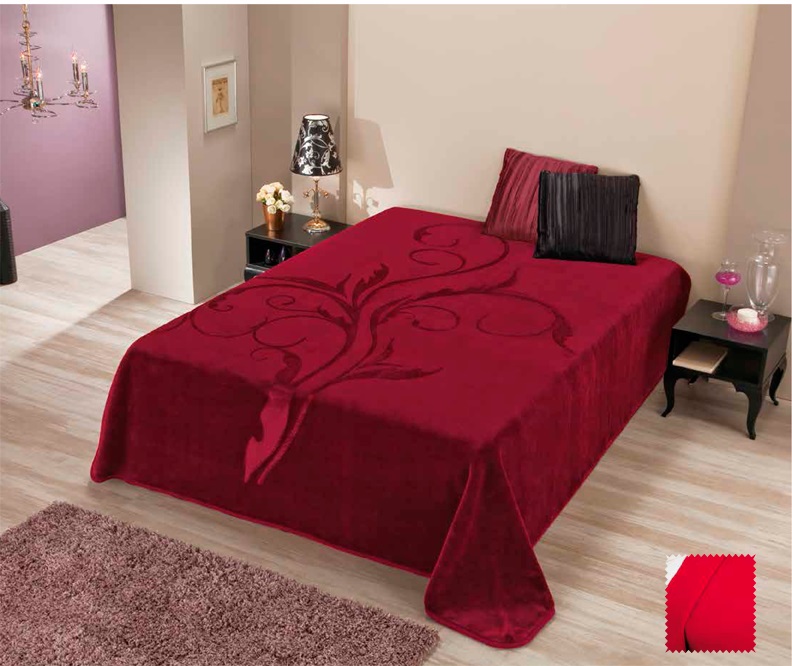 5623 220x240 27 red červená deka