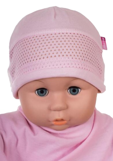 Čiapka Cr-Cz020 Sieťka pink ružová 34 36 38 40 42