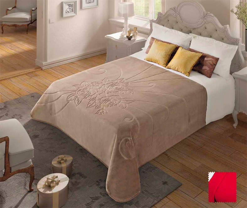 5012 220x240 27 red červená deka