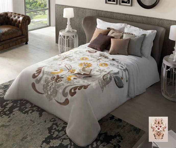 5371 220x240 15 dark vison striebornošedá deka