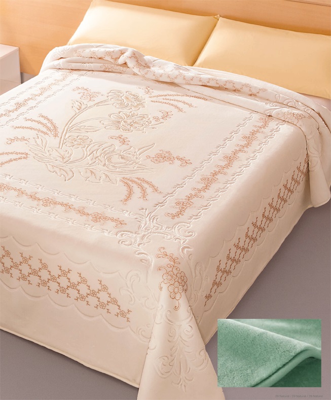 710 220x240 20 vaterli green olivovozelená deka