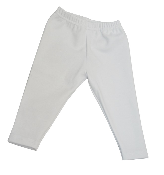 Legíny bavlna HX white biele 104