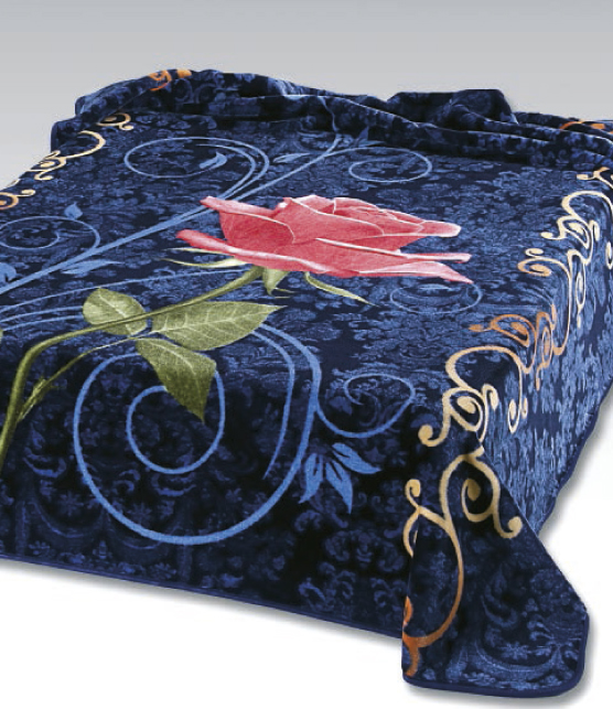 229 220x240 navy blue tmavomodrá deka