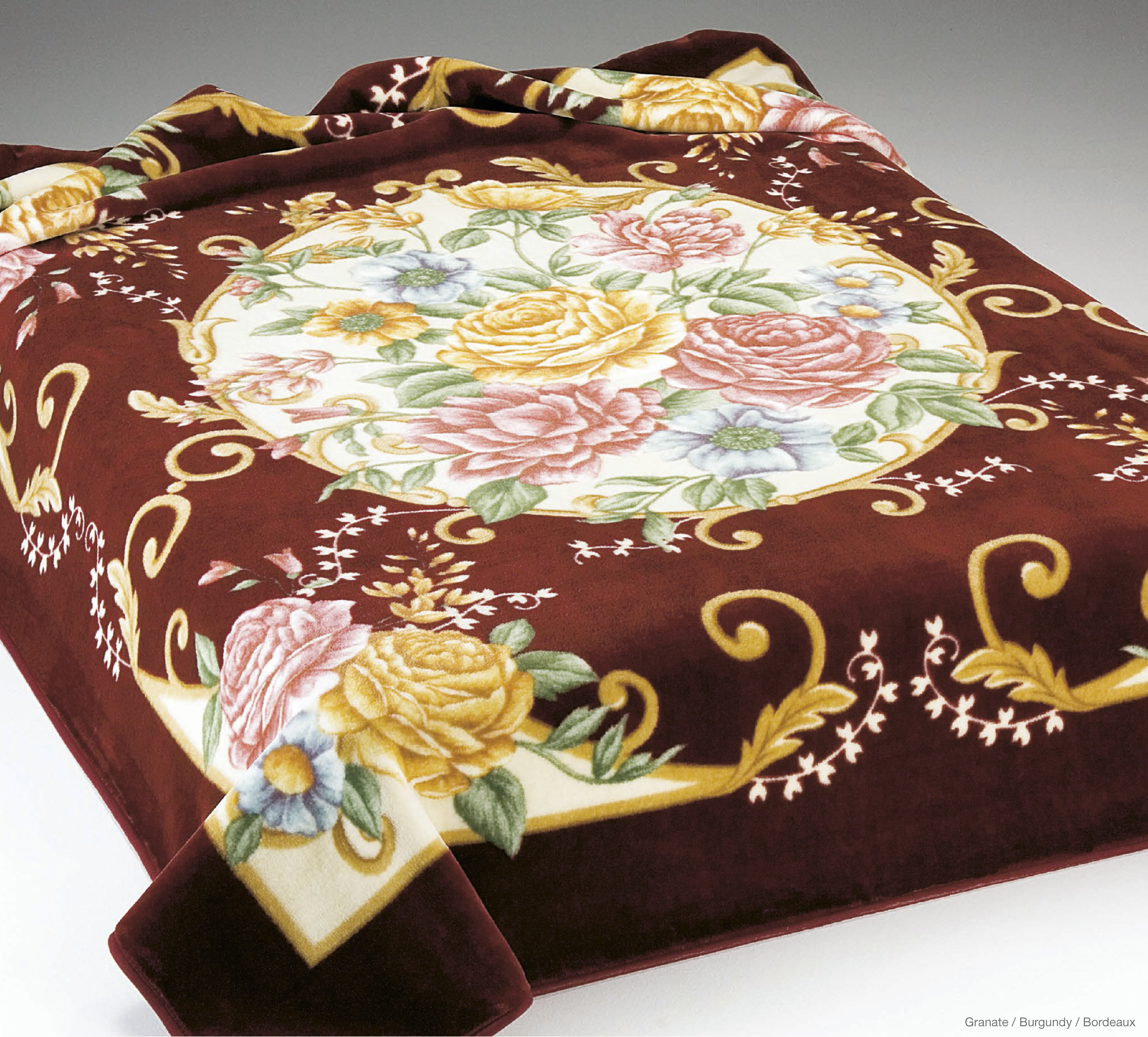 213 220x240 burgundy bordová deka