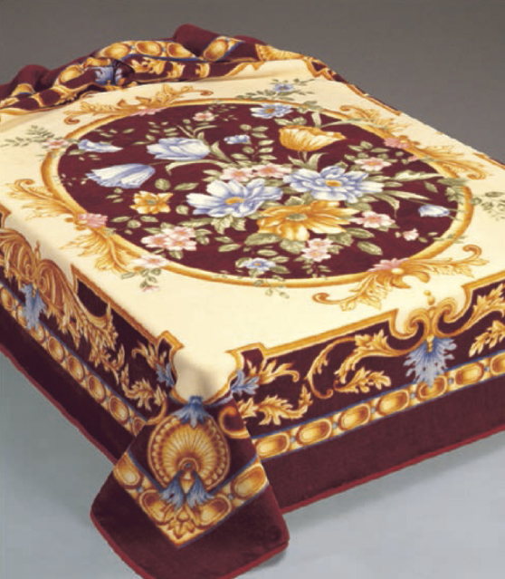 151 220x240 burgundy bordová deka