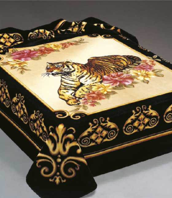 142 220x240 black čierna deka