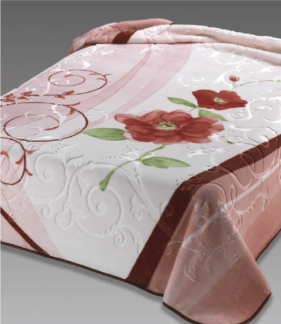 5235 220x240 salmon lososová deka