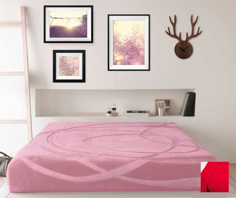 5621 220x240 27 red červená deka