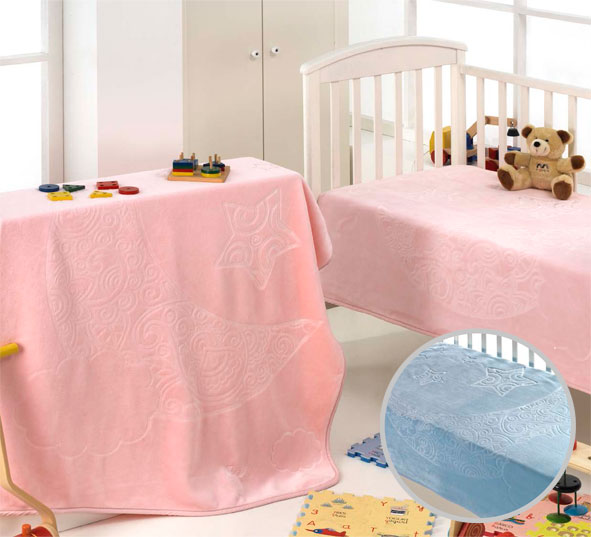 B13 dolcce 80x110 05 blue modrá deka