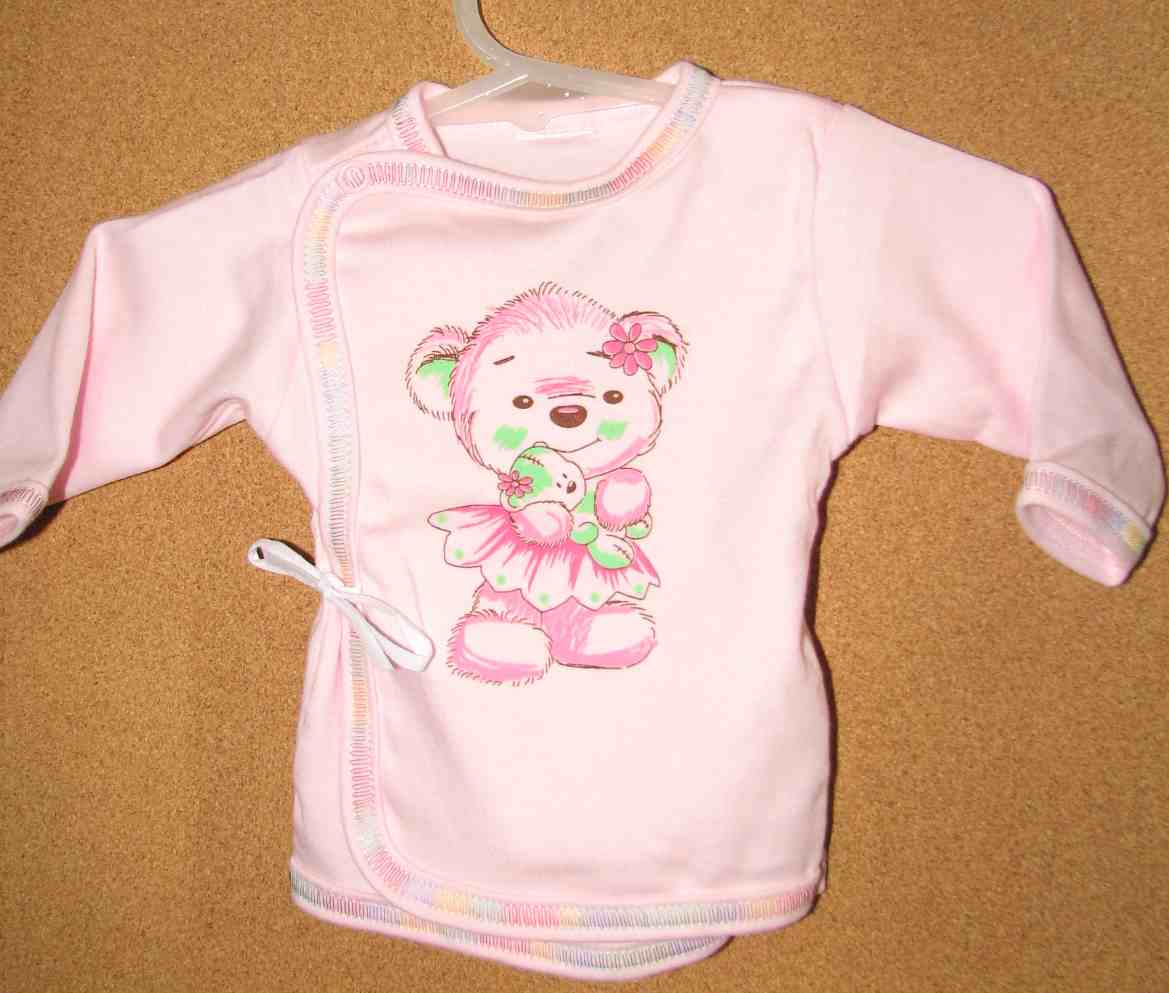 Košielka B potlač pink ružová 56