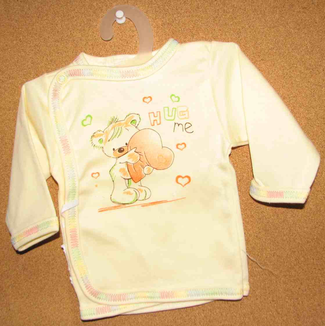 Košielka B potlač beige béžová 62