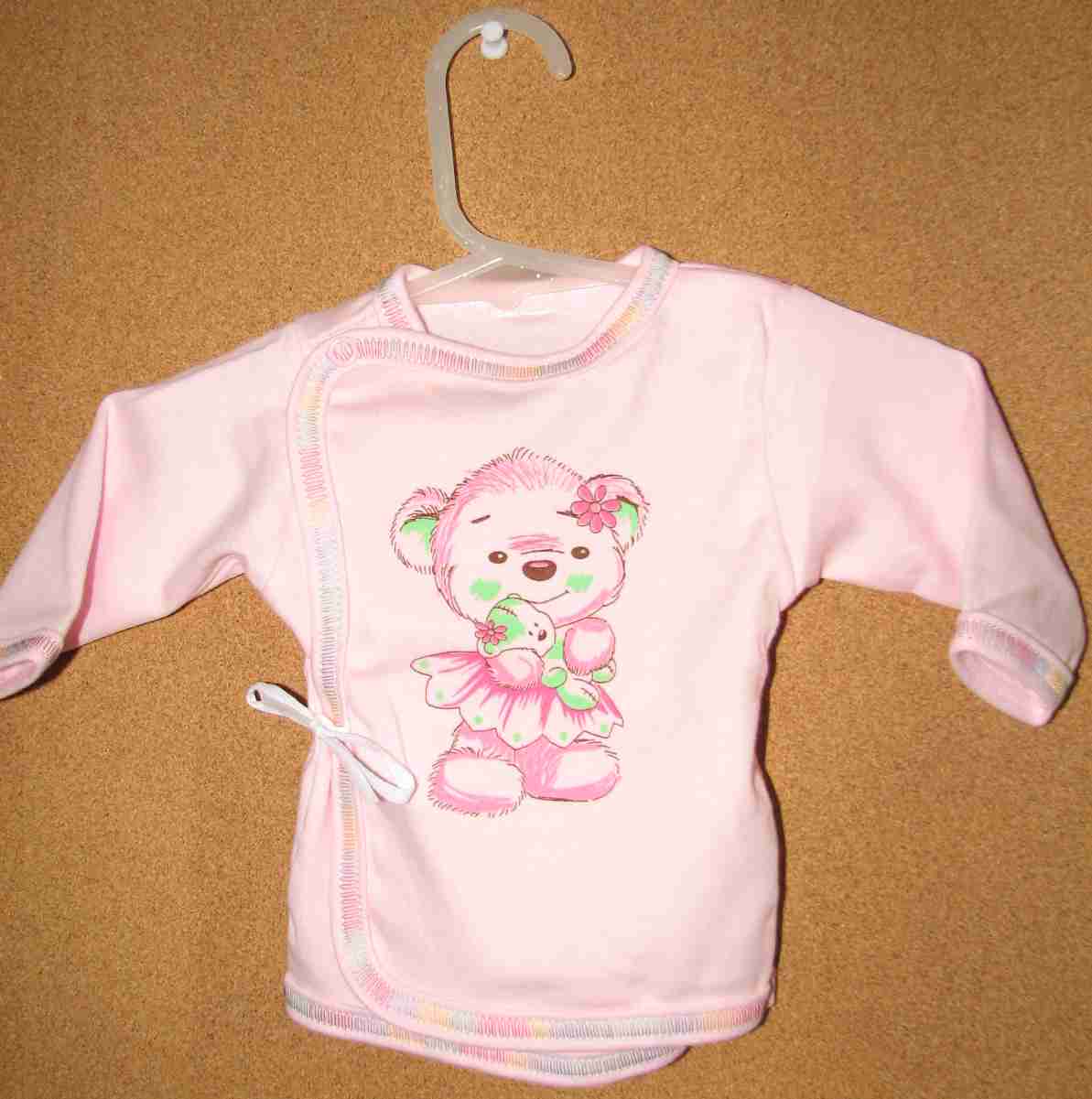 Košielka B potlač pink ružová 62