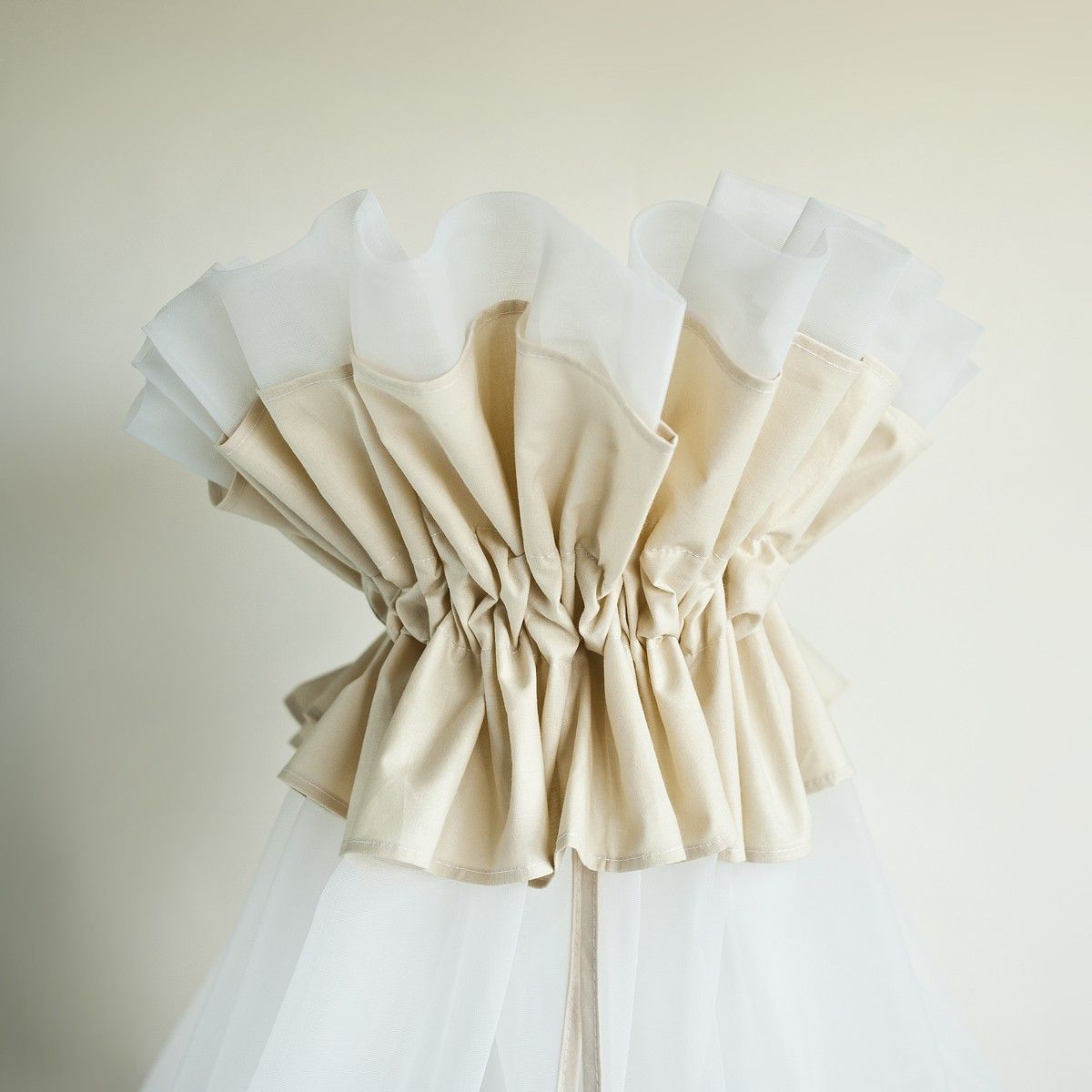 Baldachýn 400x170 moskytiera beige béžová