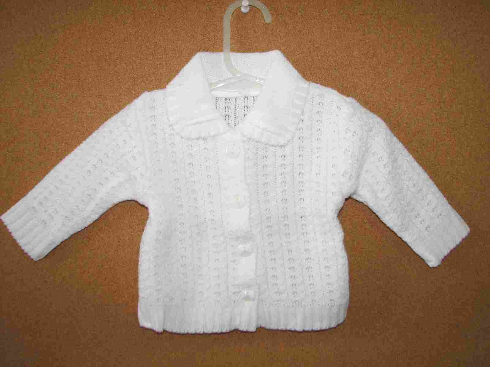 Svetrík 62  146 white biela