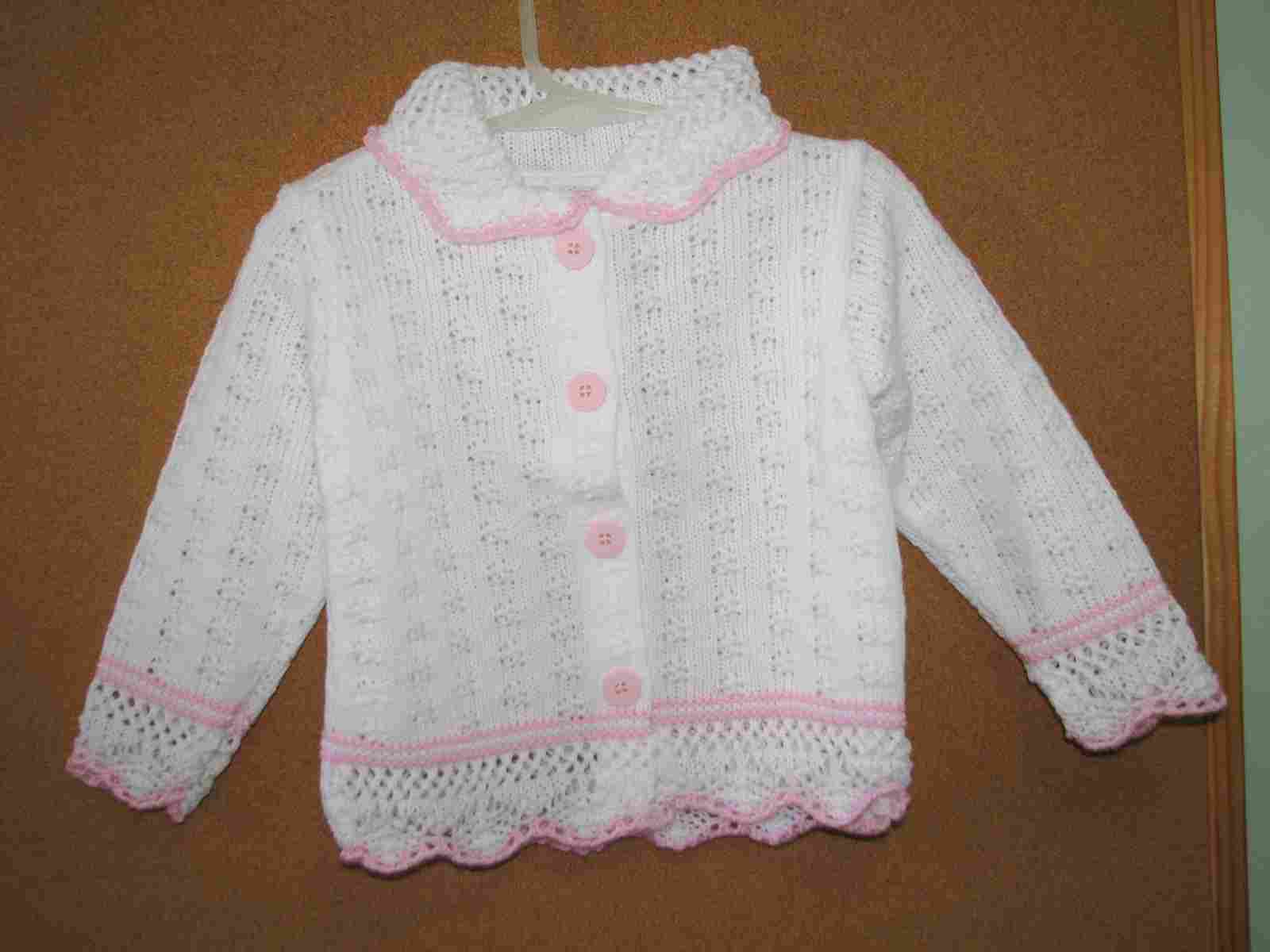 Svetrík 92  278 white biela s ružovou